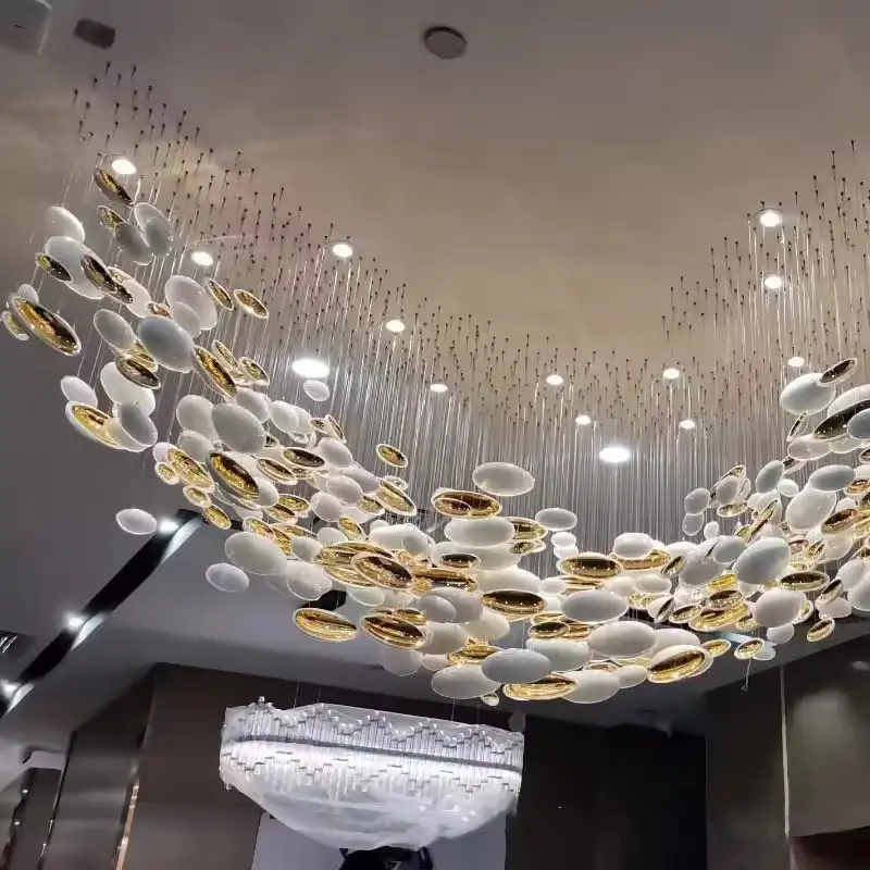 1 led luxury chandeliers