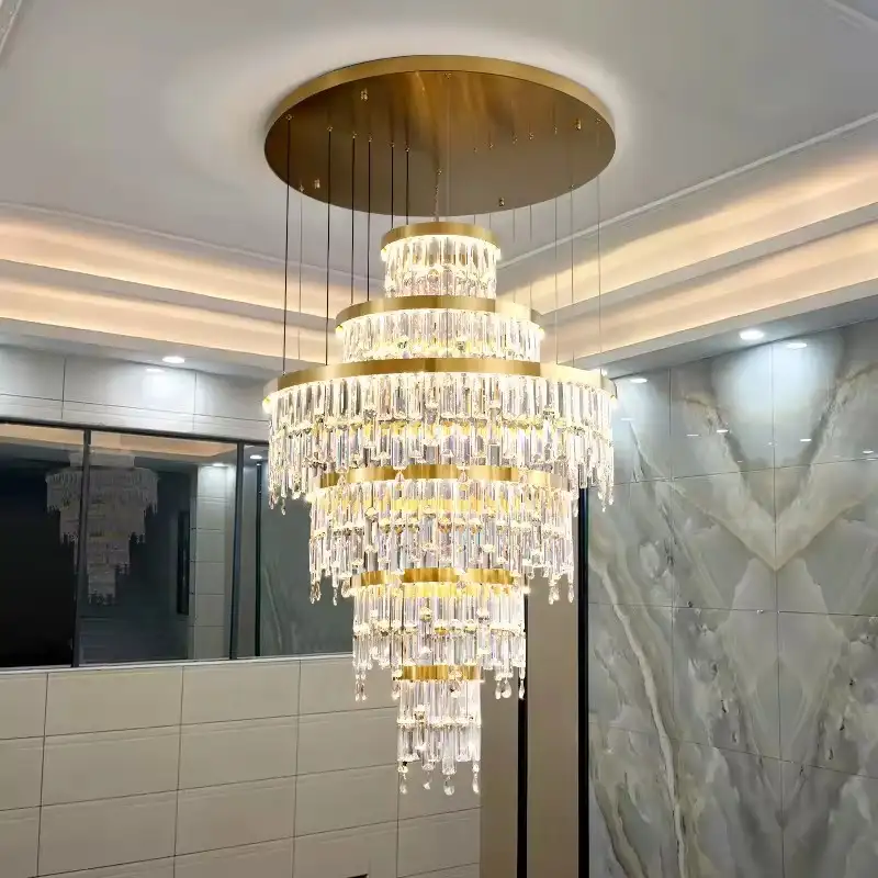 4 Crystal Chandelier 2